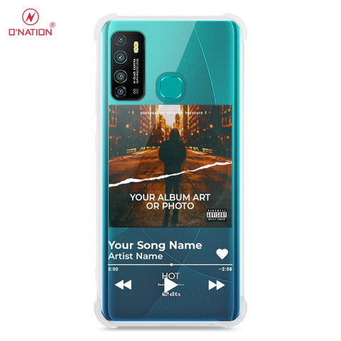 Infinix Hot 9 Pro Cover - Personalised Album Art Series - 4 Designs - Clear Phone Case - Soft Silicon Borders