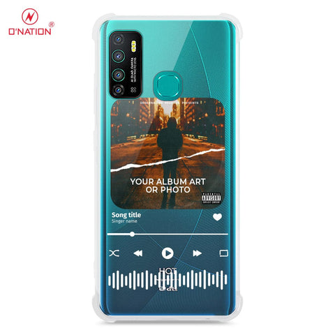 Infinix Hot 9 Pro Cover - Personalised Album Art Series - 4 Designs - Clear Phone Case - Soft Silicon Borders