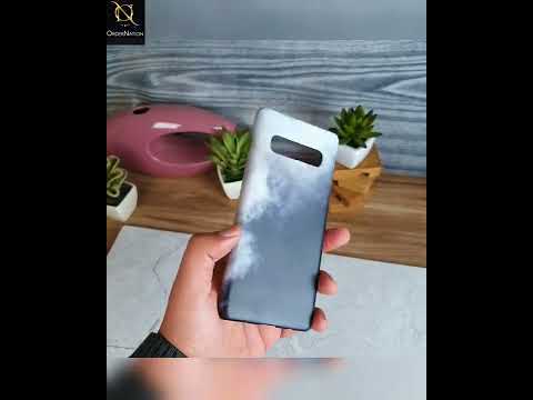 Oppo F9 Pro Cover - Matte Finish - Black Ocean Marble Trendy Printed Hard Case With Life Time Colour Guarantee