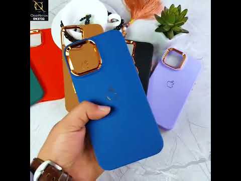 Vivo Y20s Cover - Blue - Electroplated Camera Border Soft Silicon Case