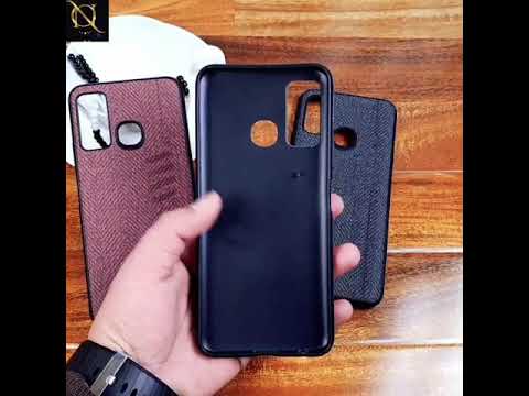 Infinix Hot 9 Pro  Cover - Gray - Soft New Fresh Look Jeans Texture Case