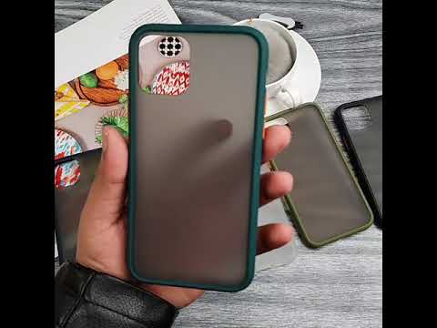 Luxury Semi Tranparent  Color Frame Matte Hard PC Protective Case For iPhone 11 Pro - Green