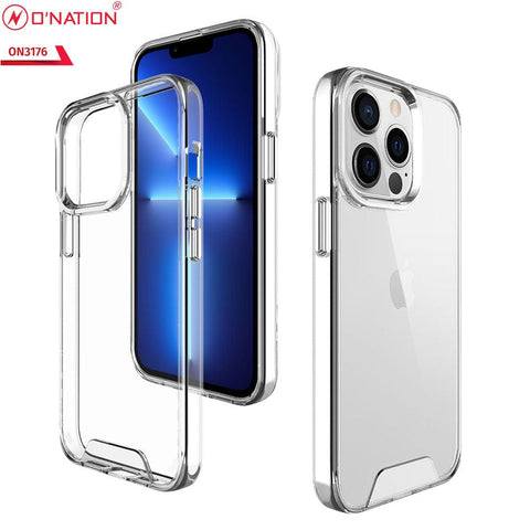 iPhone 14 Plus Cover - ONation Essential Series - Premium Quality No Yellowing Drop Tested Tpu+Pc Clear Soft Edges