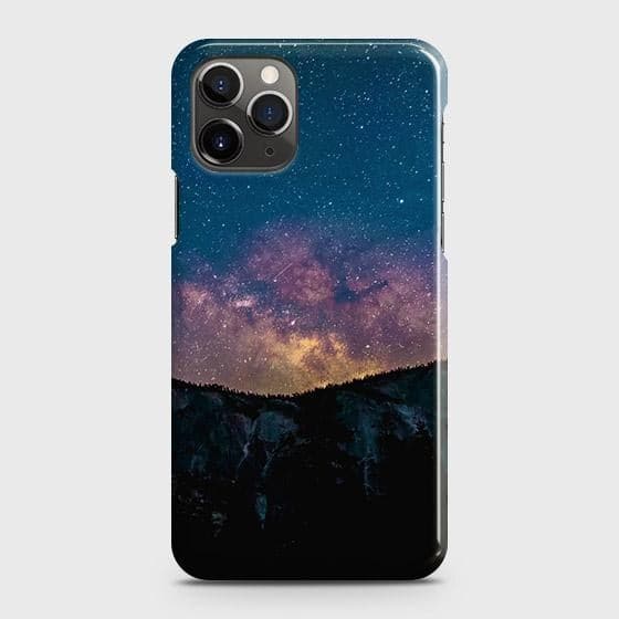 iPhone 11 Pro Cover - Matte Finish - Embrace Dark Galaxy  Trendy Printed Hard Case with Life Time Colors Guarantee