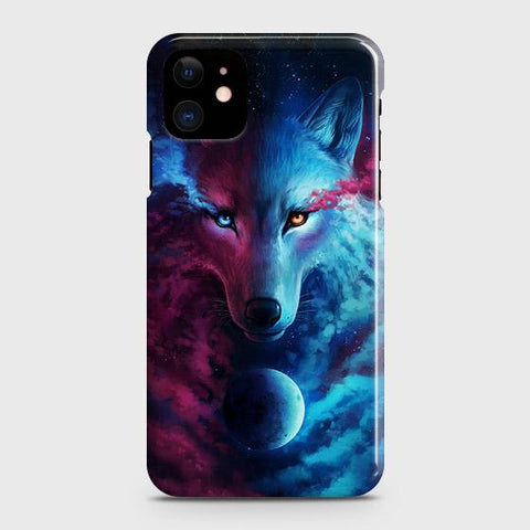 iPhone 12 Cover - Infinity Wolf Trendy Printed Hard Case with Life Time Colors Guarantee