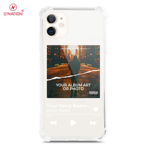 iPhone 11 Cover - Personalised Album Art Series - 4 Designs - Clear Phone Case - Soft Silicon Borders