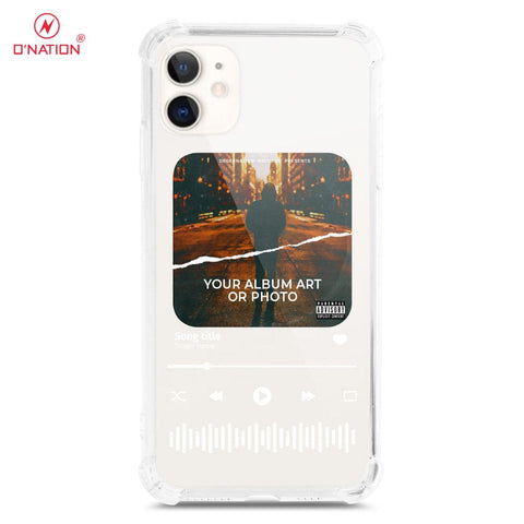 iPhone 11 Cover - Personalised Album Art Series - 4 Designs - Clear Phone Case - Soft Silicon Borders