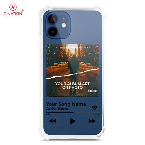 iPhone 12 Cover - Personalised Album Art Series - 4 Designs - Clear Phone Case - Soft Silicon Borders