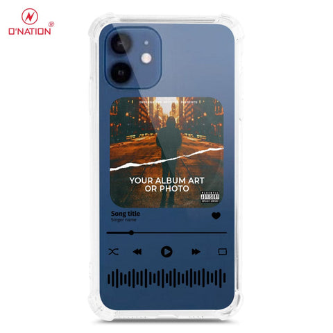 iPhone 12 Cover - Personalised Album Art Series - 4 Designs - Clear Phone Case - Soft Silicon Borders