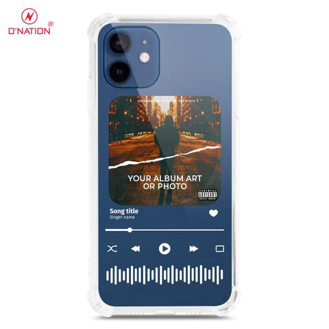 iPhone 12 Cover - Personalised Album Art Series - 4 Designs - Clear Phone Case - Soft Silicon Borders