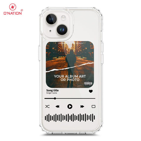 iPhone 15 Cover - Personalised Album Art Series - 4 Designs - Clear Phone Case - Soft Silicon Borders