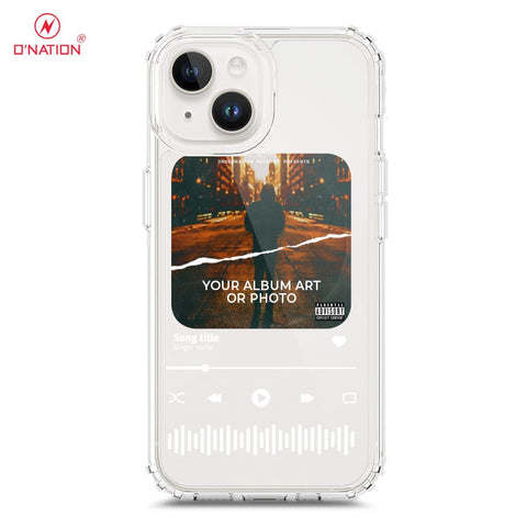 iPhone 15 Cover - Personalised Album Art Series - 4 Designs - Clear Phone Case - Soft Silicon Borders