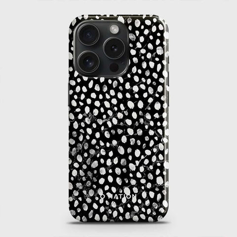 iPhone 15 Pro  Cover - Bold Dots Series - Matte Finish - Snap On Hard Case with LifeTime Colors Guarantee