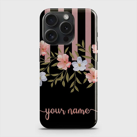 iPhone 15 Pro  Cover - Floral Series - Matte Finish - Snap On Hard Case with LifeTime Colors Guarantee