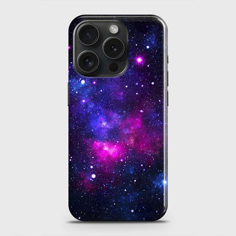 iPhone 15 Pro Cover - Dark Galaxy Stars Modern Printed Hard Case with Life Time Colors Guarantee