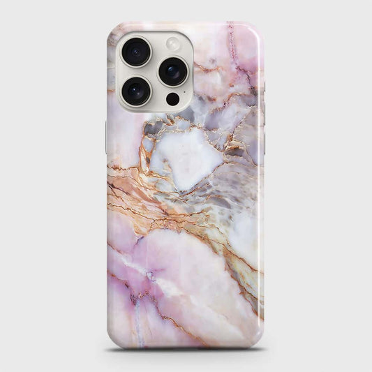 iPhone 15 Pro Max Cover - Violet Sky Marble Trendy Printed Hard Case with Life Time Colors Guarantee