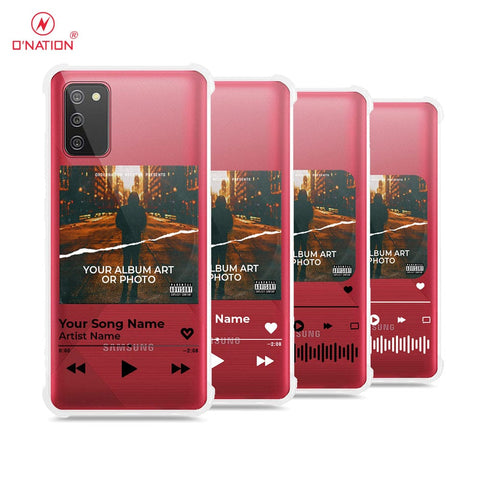 Samsung Galaxy M02s Cover - Personalised Album Art Series - 4 Designs - Clear Phone Case - Soft Silicon Borders