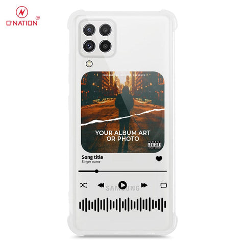 Samsung Galaxy M22 Cover - Personalised Album Art Series - 4 Designs - Clear Phone Case - Soft Silicon Borders