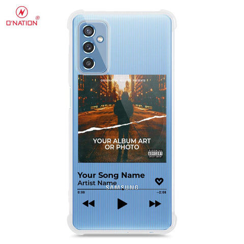 Samsung Galaxy M52 5G Cover - Personalised Album Art Series - 4 Designs - Clear Phone Case - Soft Silicon Borders