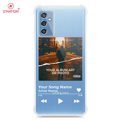 Samsung Galaxy M52 5G Cover - Personalised Album Art Series - 4 Designs - Clear Phone Case - Soft Silicon Borders