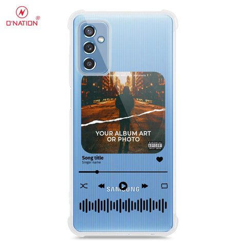 Samsung Galaxy M52 5G Cover - Personalised Album Art Series - 4 Designs - Clear Phone Case - Soft Silicon Borders