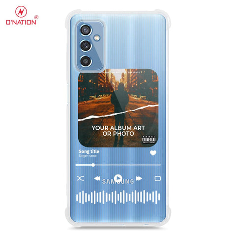 Samsung Galaxy M52 5G Cover - Personalised Album Art Series - 4 Designs - Clear Phone Case - Soft Silicon Borders