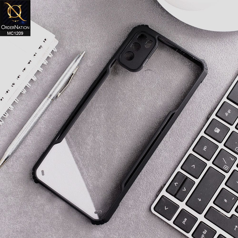 Infinix Hot 9 Play Cover - Black - Hybrid Tpu Pc Case