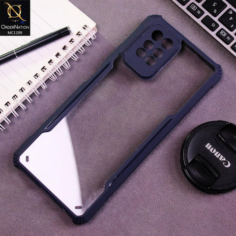 Infinix Note 10 Pro Cover - Blue - Hybrid Tpu Pc Case