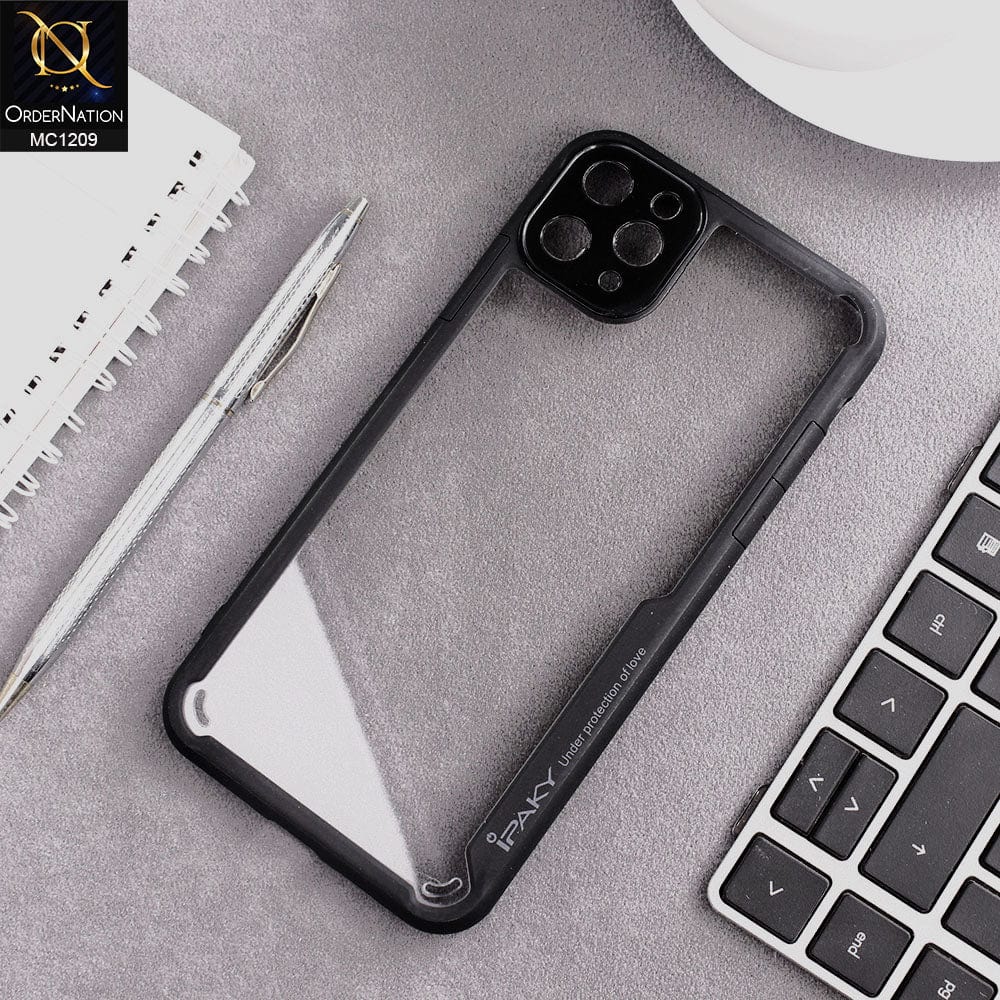 iPhone 11 Pro Max - Black - Hybrid Tpu Pc Case