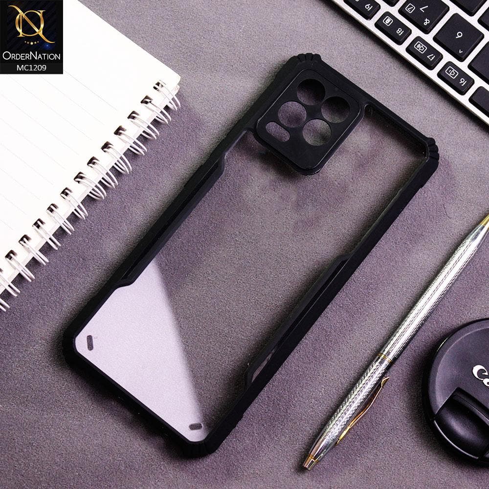 Realme 8 Cover - Black - Hybrid Tpu Pc Case