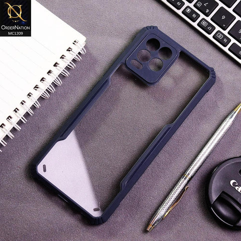 Realme 8 Cover - Blue - Hybrid Tpu Pc Case