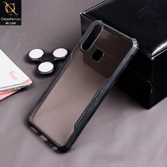 Vivo Y12 Cover - Black - Hybrid Style Tpu Pc Case