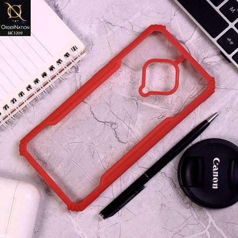 Vivo S1 Pro Cover - Red - Hybrid Style Tpu Pc Case