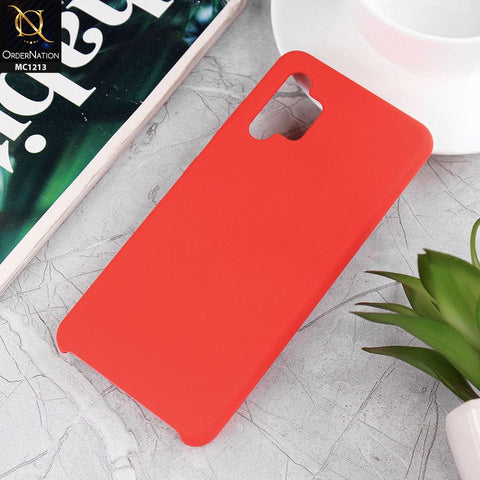 Samsung Galaxy A32 - Red - v2 -  Soft Shockproof Sillica Gel Case