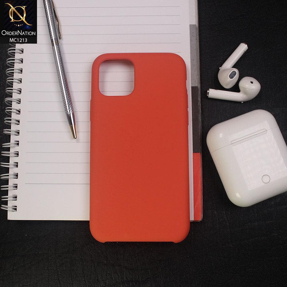 iPhone 11 - Orange - Soft Shockproof Sillica Gel Case