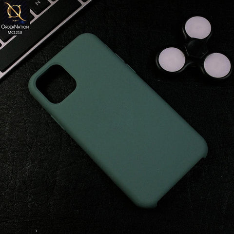 iPhone 11 Pro - Pine Green - Soft Shockproof Sillica Gel Case