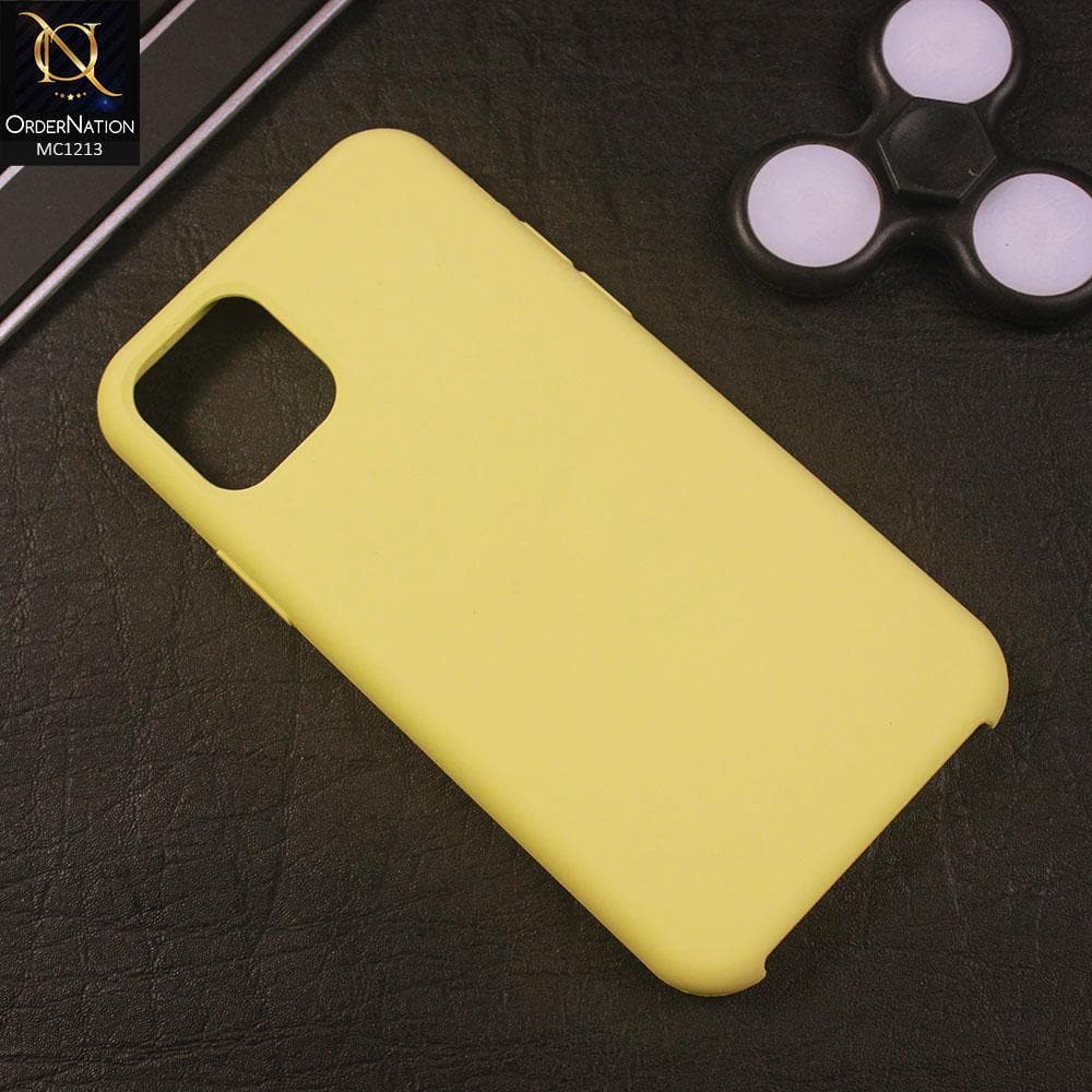 iPhone 11 Pro - Yellow - D2 - Soft Shockproof Sillica Gel Case