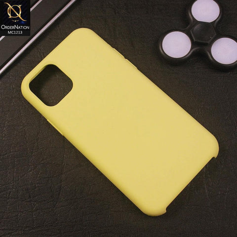 iPhone 11 Pro - Yellow - D2 - Soft Shockproof Sillica Gel Case