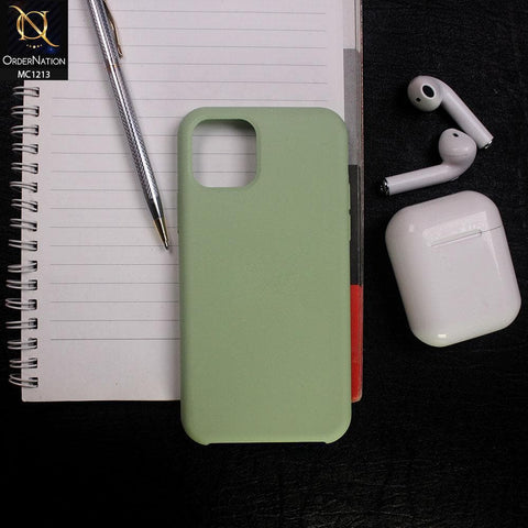 iPhone 11 Pro Max - Light Green - Soft Shockproof Sillica Gel Case