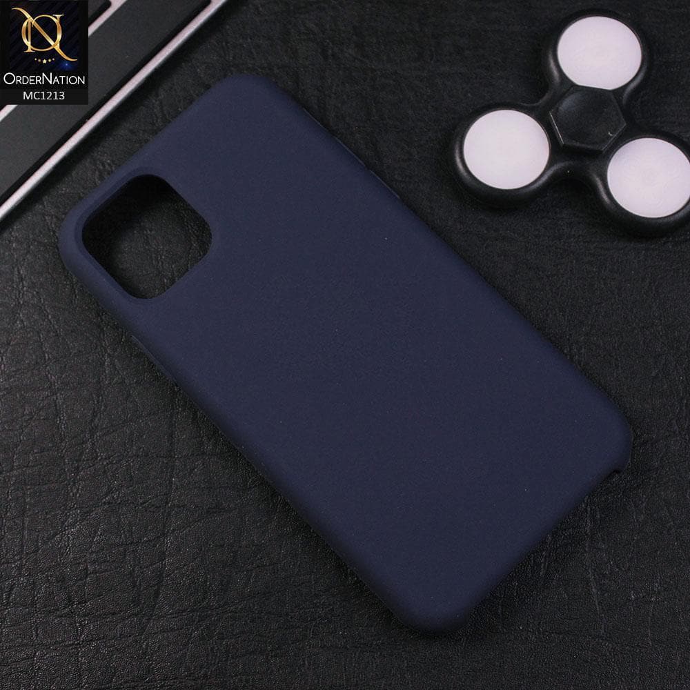 iPhone 11 Pro Max - Midnight Blue - Soft Shockproof Sillica Gel Case