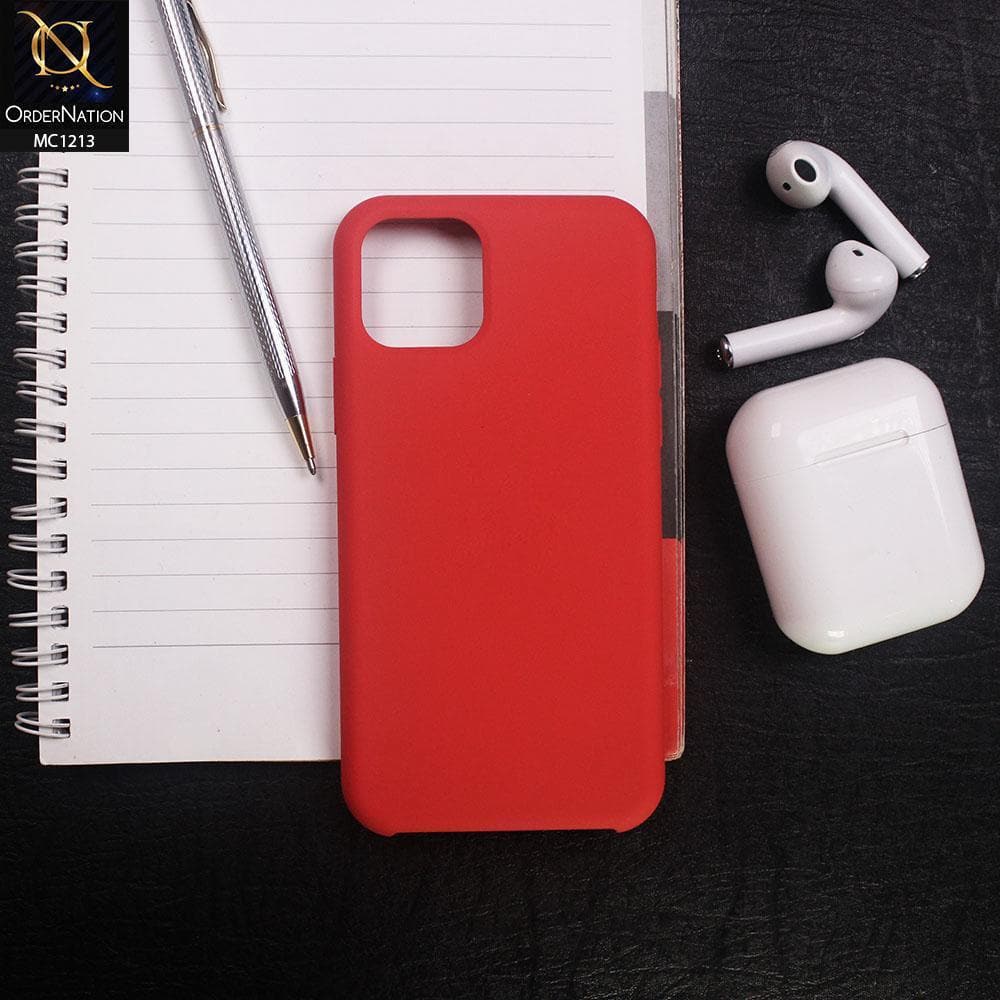 iPhone 11 Pro Max - Red - Soft Shockproof Sillica Gel Case