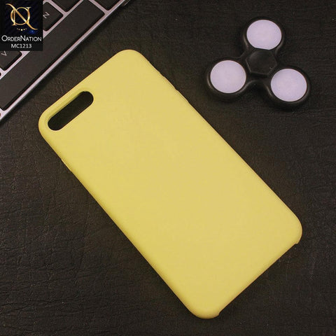 iPhone 8 Plus / 7 Plus - Yellow - V2 - Soft Shockproof Sillica Gel Case