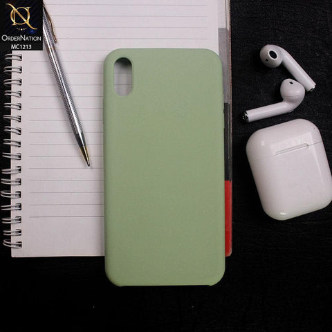 iPhone XS Max - Green - Soft Shockproof Sillica Gel Case