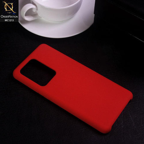 Samsung Galaxy S20 Ultra - Red - Soft Shockproof Sillica Gel Case