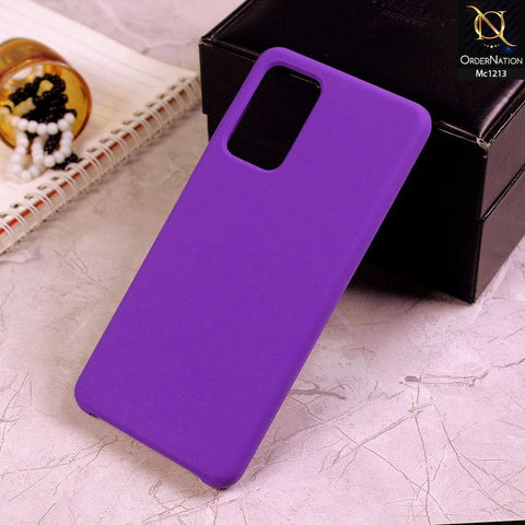 Samsung Galaxy A72 - Purple - Soft Shockproof Sillica Gel Case