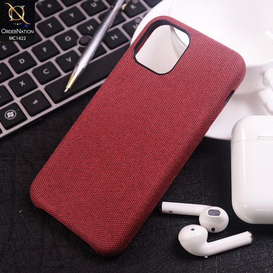 iPhone 11 Pro Cover - Red - Jeans Texture PC Case