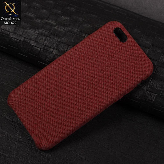 iPhone 6S / 6 Cover - Red - Jeans Texture PC Case