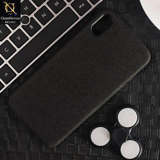 iPhone XS Max Cover - Black - Jeans Texture PC Case