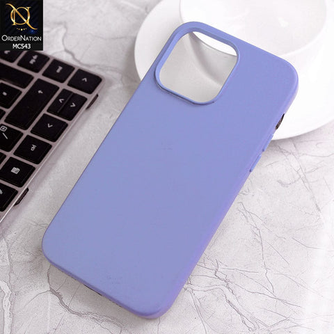 iPhone 14 Pro  Cover - Sierra Blue -  Luxury Elegant Leather Soft Case