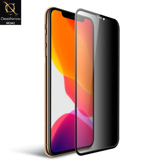 Privacy Tempared Screen Protector For iPhone XS / X - Black